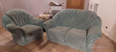 Divano 2 posti con poltrona