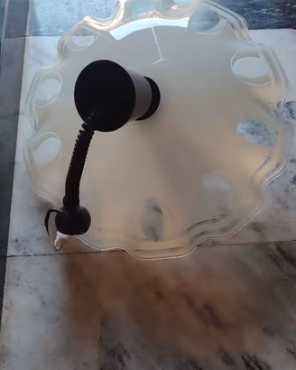 Lampadario vetro opaline RIBASSO