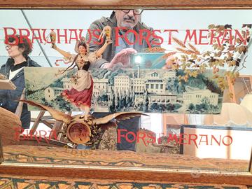 Quadro a specchio Vintage Birra