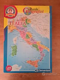 Puzzle dell'Italia, 104 pezzi - Clementoni