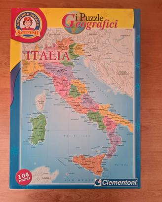 Puzzle dell'Italia, 104 pezzi - Clementoni