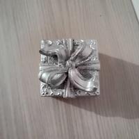 silver 💎 crushed diamond sparkly gift box present