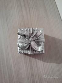 silver 💎 crushed diamond sparkly gift box present