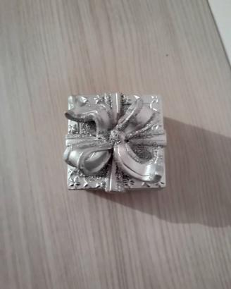 silver 💎 crushed diamond sparkly gift box present