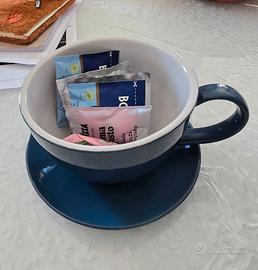 Porta cialde - tazza gigante blu