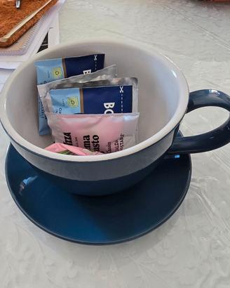 Porta cialde - tazza gigante blu