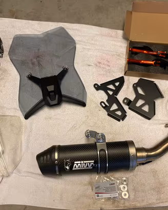 Silenziatore, accessori KTM390. adventure
