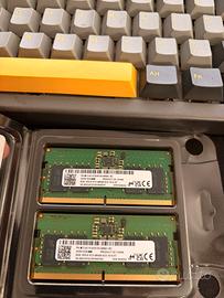 Ram DDR 5 so-dimm portatile 16 GB 2 X 8 GB