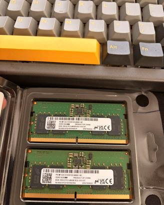 Ram DDR 5 so-dimm portatile 16 GB 2 X 8 GB