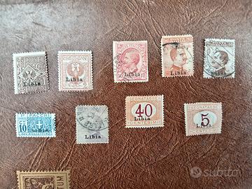 francobolli ITALIAREGNO Nuovi E Usati Colonie Libi