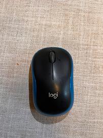 Logi mouse wireless M185 blu