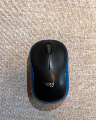 Logi mouse wireless M185 blu