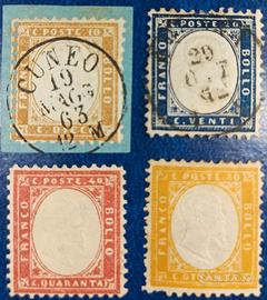 REGNO 1862 Effigie Vittorio Emanuele II in rilievo