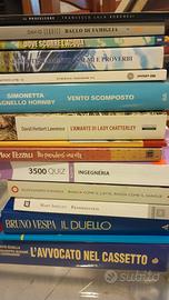 lotto 25 libri misti romanzi e altro 