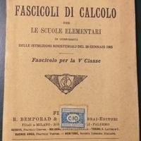 vecchio libro scolastico 1917