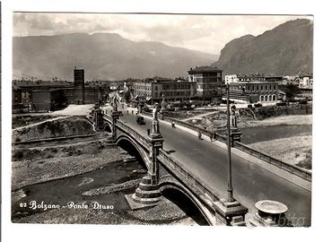 Cartolina Bolzano Ponte Druso Anni 50