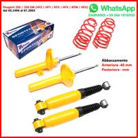 ASSETTO SPORTIVO Peugeot 206 / 206 SW / CC