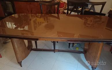 stanza da pranzo completa anni 60