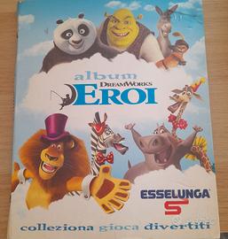 Collezione album e carte DreamWorks Eroi