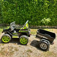 Jeep Gaucho Sport Peg Perego e rimorchio