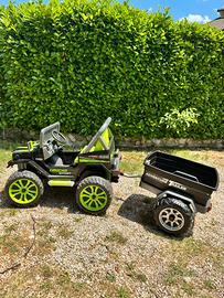Jeep Gaucho Sport Peg Perego e rimorchio