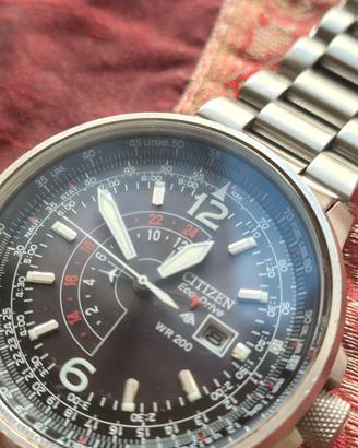 Citizen pilot nighthawk Eco drive 