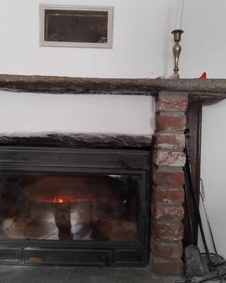 inserto camino in ghisa potenza 12 kw