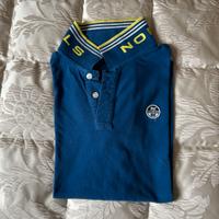 Polo North Sails azzurra taglia XL