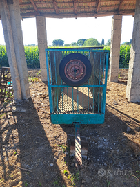 Rimorchio artigianale trasporto animali