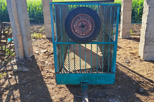 Rimorchio artigianale trasporto animali