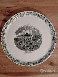 ANTICO PIATTO DA COLLEZIONE "SOC. CER. RICHARD"