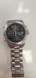 Seiko Quartz Chronograph 1/100 Sec con datario 