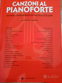 libro spartiti canzoni pianoforte