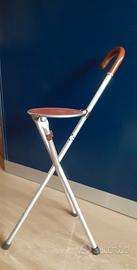 SGABELLO  PIEGHEVOLE CON MANICO A OMBRELLO