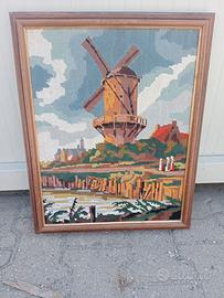 Quadro lavorato a maglia