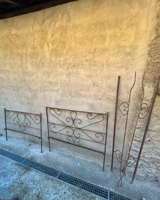 Testiera letto in ferro battuto
