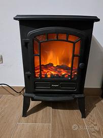 Stufa elettrica effetto camino