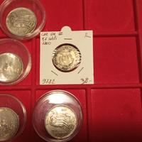 Lotto monete argento con 500 lire Caravelle