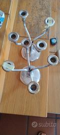  2 candelabri simil Argento 