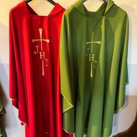 Casule sacerdote (verde e rossa)