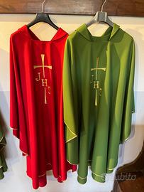 Casule sacerdote (verde e rossa)