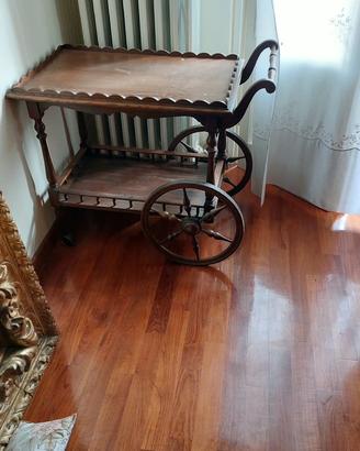 Carrello Portabevande / Portavivande in Legno