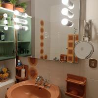 Specchio da bagno vintage anni '70, 100x80cm