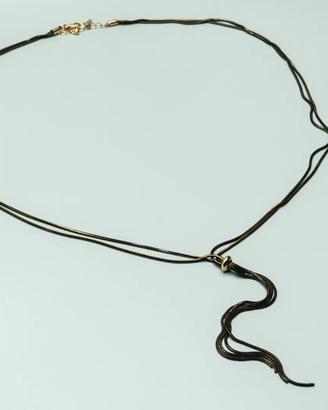 Collana Regolabile Nero & Oro