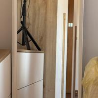 Specchio grande con cornice bianca (IKEA)