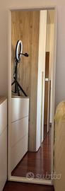 Specchio grande con cornice bianca (IKEA)