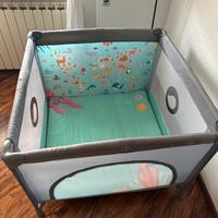 Box e lettino da viaggio 100x100 fino a 15 kg