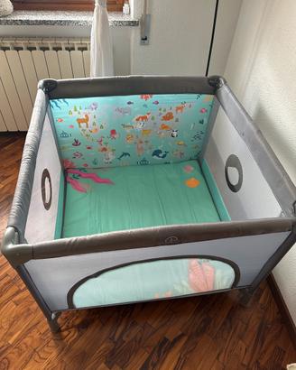 Box e lettino da viaggio 100x100 fino a 15 kg