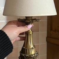 Coppia di Lampade Vintage in Bronzo/Ottone