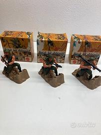 SOLDATINI MATTEL 1975/76 EROI IN AZIONE 11 PEZZI